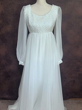 Vintage Sylvia Ann bridal gown